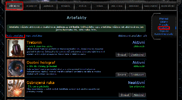 Artefakty