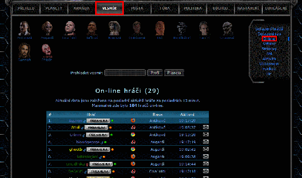 Hráči online